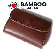 [PARIS 16e] Compact Men's Leather Wallet - Tochigi Leather, Trifold, Genuine Cowhide, Mini Size