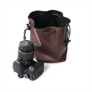 PU leather case Camera Bag For Canon EOS R RP M50 M10 M100 M6 KISS M 80D 90D 5DIII 5DIV 6D MarkII 6D