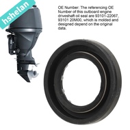 HSHELANXB Outboard Engine Driveshaft Oil Seal, 93101-22067, 93101 20M00 Rubber Outboard Drive Shaft 