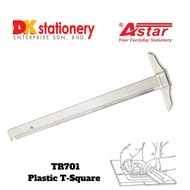 Astar TR-701 T-Square Ruler (24-inch / 60cm) – Acrylic Transparent Ruler for Technical Drawing & Dra