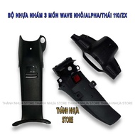 Dàn áo Wave Nhỏ/Zx/Thái 110/Alpha - 3 món nhựa nhám (Có lẻ)