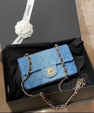 Chanel 24s denim mini cf 20cm 香奈兒 丹寧 漸變牛仔