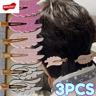 (BC)1-3Pcs Acrylic Wing Shaped Hair Clips - Dress Up Hair Accessories - Cute Side Bangs Clip - Trace