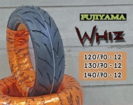 ยางนอก FUJIYAMA ลาย WHIZ ขอบ 12 เบอร์ 120130140 ใส่ MSX GROM GPX DEMON KSR TNT135 QBIX ***