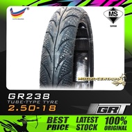 TAYAR GRT (GLOBAL RUBBER) TYRE GR238 2.50-18 (250-18) (BUNGA DIAMOND)