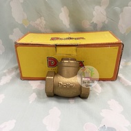 DCOTA BRASS VALVE BRASS CHECK VALVE 1 INCH 1" VALVE TABOH VALVE/