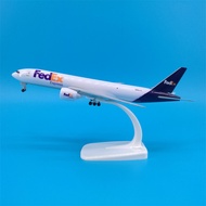 FedEx Boeing 777 Aircraft Model 20cm Cargo Plane Display Model with Wheel Landing Gear Detachable St