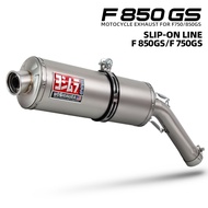 Yoshimura Motorcycle Exhaust pipe Steel kit Slip On Line For BMW f750gs f850gs f750 f850 850GS 750GS