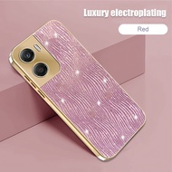 Motorola G06 Case / G06 Power Casing Luxury Electroplating List Gold Premium
