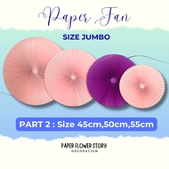 Paper Fan Round Fan decoration backdrop photo booth greeting board wall decoration birthday decorati