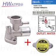 16304-71010 Coolant Thermostat Housing & Cap 1630471010 For Toyota TARAGO Box 1989-2004 2.4 2.7 1630