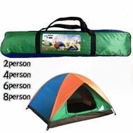 Waterproof Outdoor Camping Tent dome multi-color 2/4/6 person camping tent