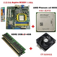 宏碁 Aspire M3201 主機板 + AMD Phenom x4 9650四核處理器 + 4G記憶體、附風扇與擋板