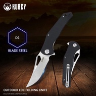 Kubey Ku149 Folding Pocket Knife D2 Blade And G10 Handle With Pocket