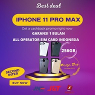Apple IPhone 11 Pro Max 256GB Ex inter Second Bekas Mulus Original