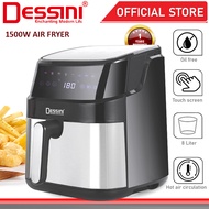 DESSINI ITALY 8L Electric Air Fryer Convection Oven Toaster Timer Oil Free Roaster Breakfast Machine