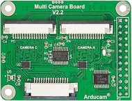 Arducam Multi Camera Adapter Module V2.2 for Raspberry Pi 5, 4B, Compatible with Rasperry Pi Camera 