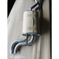 Mercedes E280  Double Rear Muffler