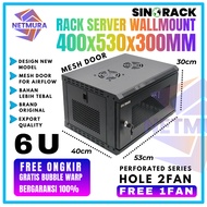 Wallmount Rack Server 6U Sinorack | Rack Server Mess Door