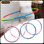 [qjypno49] Weighted Fitness Hoop Workout Indoor Sports Entertainment Diameter 37.4inch Portable Equi