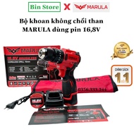 Bộ máy khoan pin MARULA 168V đầu kẹp Autolook 10mm có khóa trục - động cơ không chổi than - Nhỏ gọn 