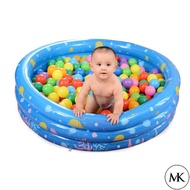 MK 2 Size Inflatable 3 Rings Swimming Pool For Kids