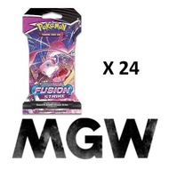 Pokemon TCG SS8 Fusion Strike Sleeved Booster Packs x24 Factory Sealed