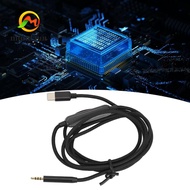 MUNDAUN 2.5mm to Type C Cable, With Mic Lossless Noiseless 2.5mm to USB C Sound Cord, 4.9ft / 1.5m B