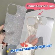 Glitter DIY Paper Card for for phone case Used for iPhone 11 16 13 15 12 14 16 XR XS 7 8 16 Pro Max
