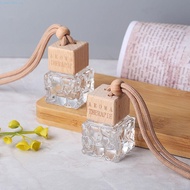 TIMEROAD Perfume Pendant DIY Wooden lid 6/8/10ML Car Hanging Perfume Bottle Fragrance Pendant Refill