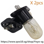 2pcs/lot Microwave Oven Refrigerator spare repair parts accessories 230V 20W Lamp replacement for lg