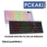 TECWARE GHOST / SPECTRE 75 / 96 WIRELESS 3-MODE RGB HOT SWAP CUSTOMISABLE LCD GAMING KEYBOARD