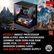 Gaming PC Package With RYZEN 5 5600GT (16GB DDR4 / 500GB M.2 SSD )