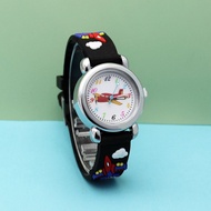 韩版儿童飞机卡通手表小男孩不防水潮流腕表幼儿园女童表Korean version children's plane cartoon watch, little boy not to be guarde