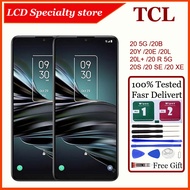 Original For TCL 20 5G 20B 20E 20L 20L+ 20 R 5G 20S 20 SE 20 XE 20Y LCD Display Touch Screen Replace