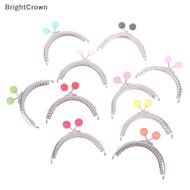 BrightCrownL Candy Color Metal Purse Frame Kiss Clasp Purse Clasp Frame Bag Kiss Clasp Lock Purse Fr
