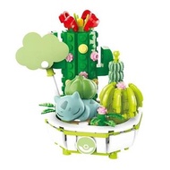 QMAN Pokemon 奇異種子 盆景積木 Lego