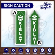 Sticker I Qibla Direction Sticker | Prayer Direction Indicator | Top Direction Vinyl Sticker Glossy 