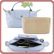 ❁BJA❁ Insert Bag, Storage Bags Multi-Pocket Linner Bag,  Portable Felt Travel Bag Organizer Longchamp Mini Bag