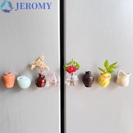JEROMY Mini Vase Fridge Magnets, Decorative Handmade Vase Refrigerator Magnet, DIY Craft Unique Resi