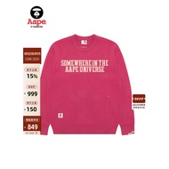 Aape Flagship Store Men's Autumn Winter Letter Jacquard Simple Casual Trendy Round Neck Sweater D300