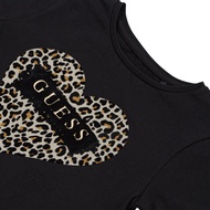 Spot Goods Guess Kids Toddler Girl-SS Tshirt Syd Leapord Heart