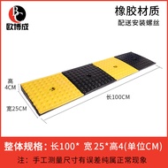 Ramp Mat Step Pad ยางพลาสติก Speed Bump รถ Slope Board Curb ปีนเขาแผนที่การจราจรความปลอดภัยป้องกันเค
