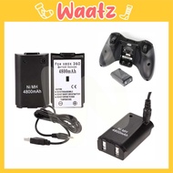 (BAT16) Compatible For Xbox360 Rechargeable Battery Xbox 360 Controller 2 in 1