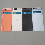 Original Back Glass Cover For Google Pixel 7A G82U8 GWKK3 Battery Case Replace Rear Door Housing Lid
