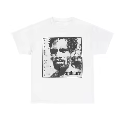 Death Grips Exmilitary Classic Album Tour Merchandise T-shirt Pure Cotton All-Season Streetwear Shir