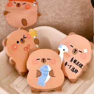 Cute Capybara sticky note Set - N-time note paper with Capybara shape, convenient for students