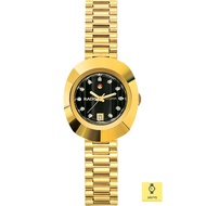 RADO Watch R12416613 / DiaStar The Original Automatic / Women's / Date / Stones / 27.3mm / SS Bracelet / Black Gold