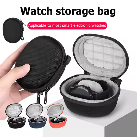 Hard Carrying Case EVA Watch Storage Box Shockproof Portable Protective Bag for Apple Watch Series 7