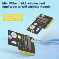 BT M 2 KeyE to Mini PCIE Adapter Support 2230 for WiFi Cards AX210 AX200 8265NGW 7265 Supports WIFI 
